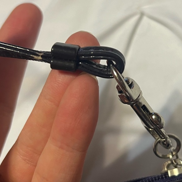 Coach x Poppy Plaid Wristlet - Picture 3 of 5